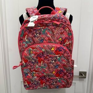 Vera Bradley Limited Edition Disney’s Ariel Essential Large Backpack NWT